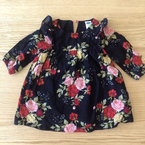 Old Navy Floral Dress 3-6 mo - Picture 1 of 1